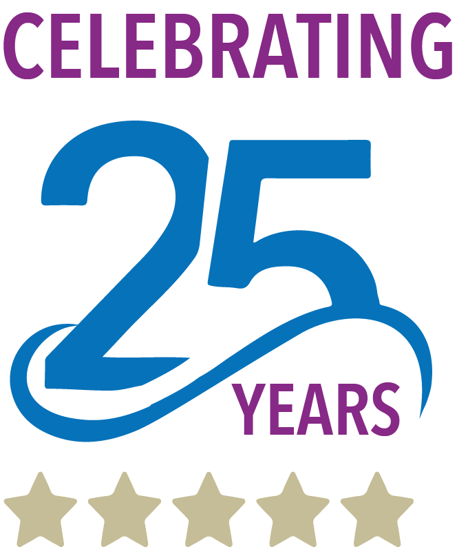 25 years logo - Bárd technical writing and information management company